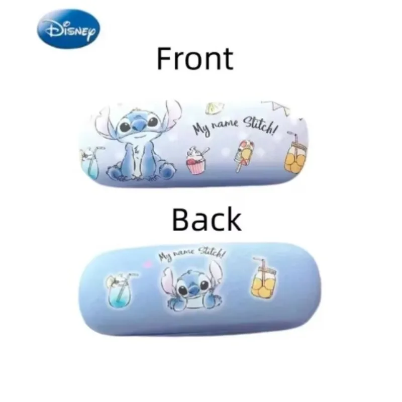 Étui à lunettes Disney Stitch pour enfants et étudiants, figurines d'anime, motif de dessin animé mignon, coque rigide, étuis de protection, boîte à lunettes, CAN o & Stitch