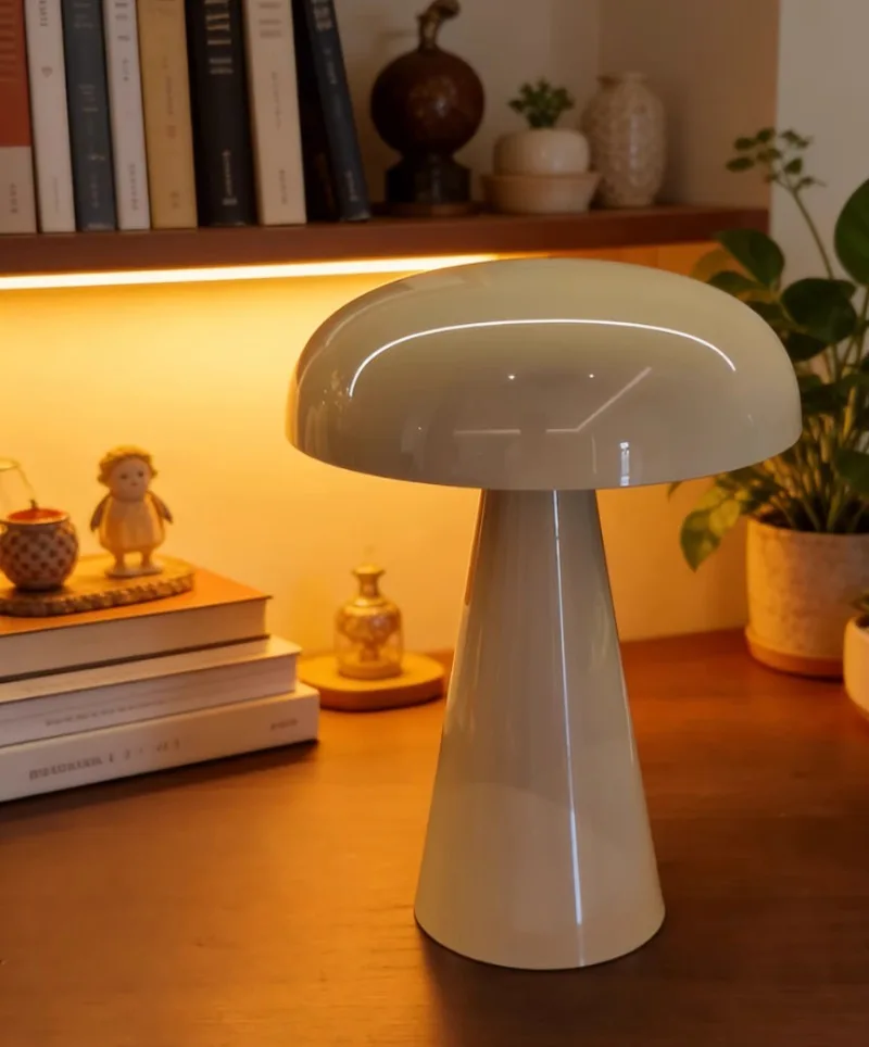 Popular mushroom lamp bedroom touch bedside night light bar restaurant ambient light decorative desk lamp