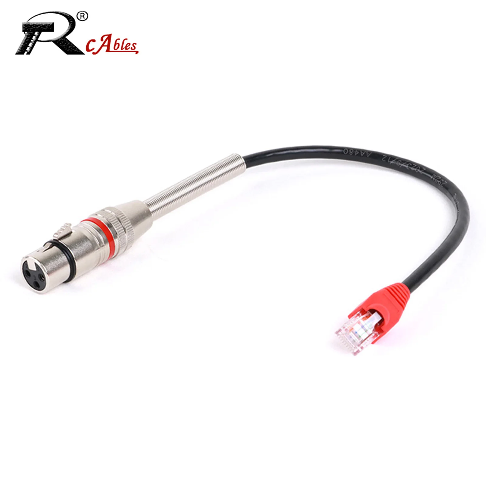 

3pin XLR Female to RJ45 Network Connector Adapter Converter CAT5/CAT6 UTP Cable for Microphone Behringer Speaker Systems&Radio