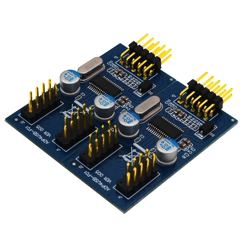 9Pin USB Header Male 1 To 4 Female Extension Cable Extender Card USB HUB Connector Adapter Port Multilier For Desktop