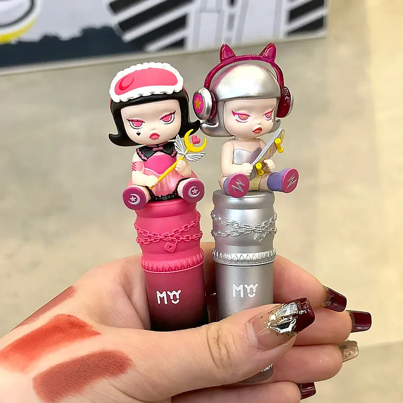 MYY レジャーホリデーシリーズリップグロスかわいい漫画口紅リップ釉薬ナチュラル長期的な保湿女性のメイクアップ素敵なギフト