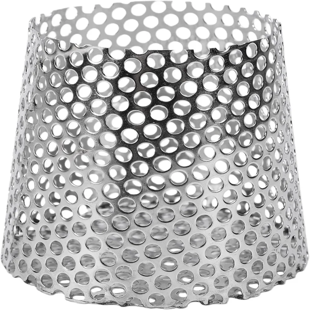 304 Stainless Steel Duct Filter Cap 110mm Diameter Mesh Filter Design Gutter Guard Filter Downspout Strainer For Downspout Use