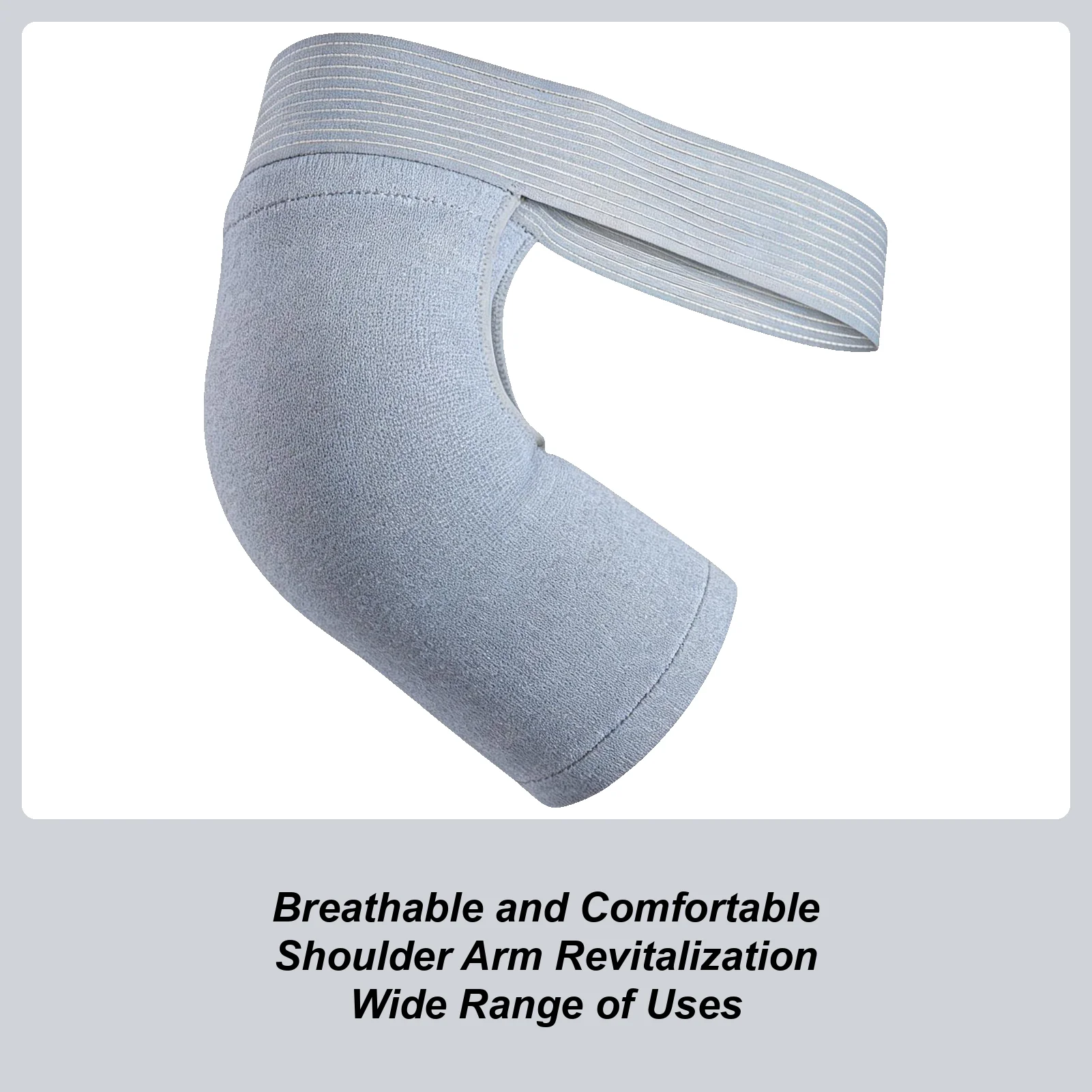 Shoulder Brace Adjustable Breathable Compression Wrap Shoulder Sleeve for Men Women Arm Injury Dislocation Strain Relief Sports