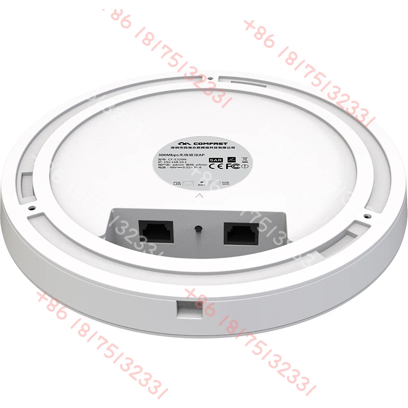 Supporto in fabbrica OEM 300Mbps Soffitto interno AP Ripetitore Wi-Fi Router COMFAST Punto di accesso WiFi wireless 2.4Ghz