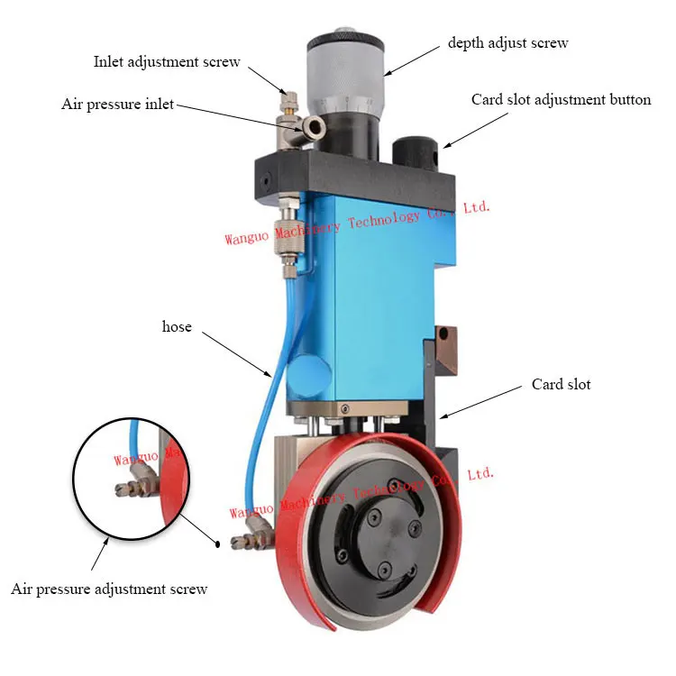 Pneumatic Air Knife Holders for Packaging Textile Cloth Paper and Rubber Cutting Tools