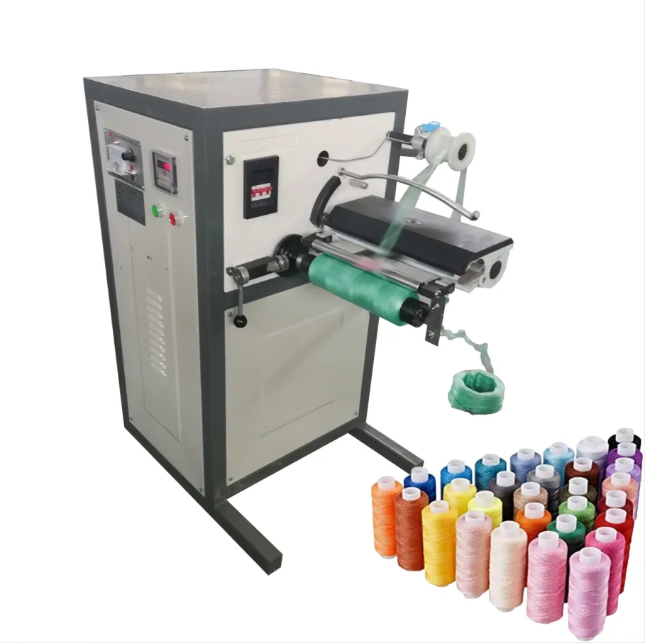 Low price QIPANG industrial yarn winder traverse winder winding machine cable rewinding machine