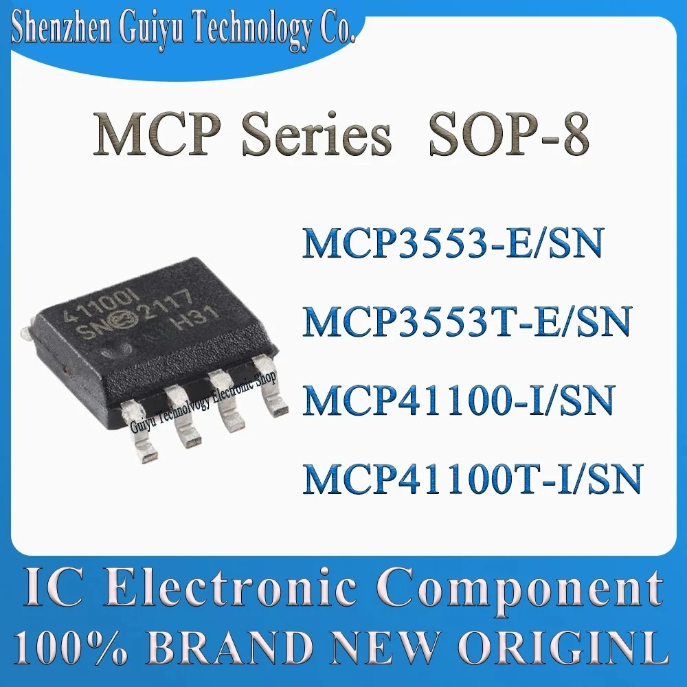 

MCP3553-E/SN MCP3553 MCP41100 MCP SOP-8 IC Chip