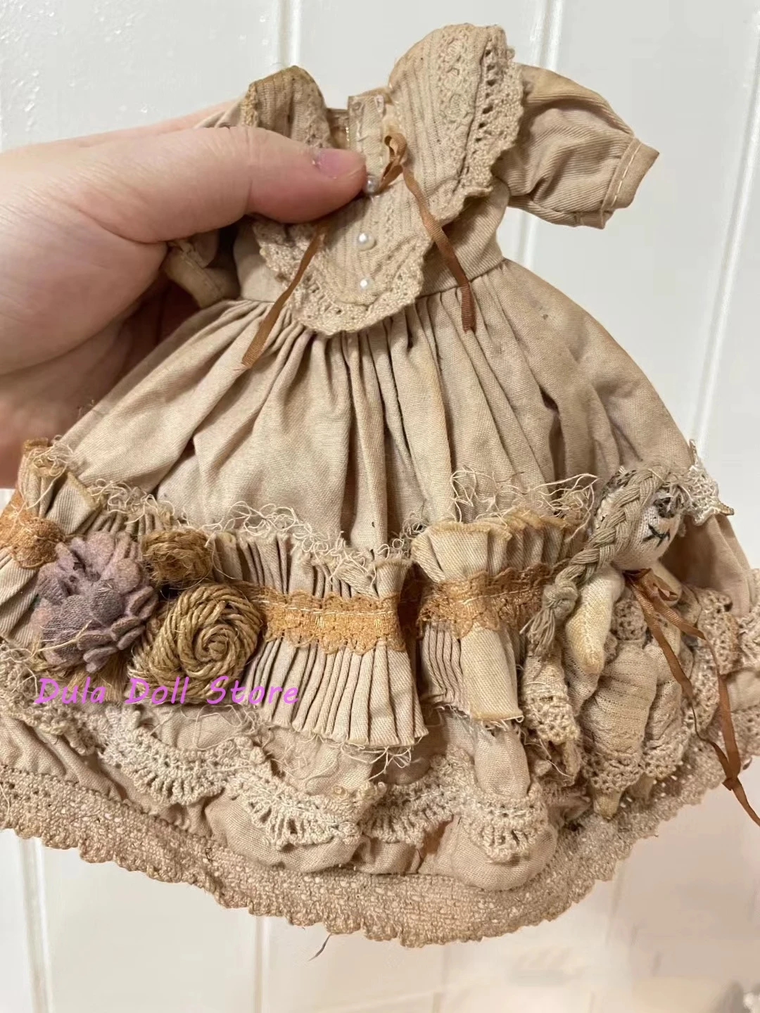 Dula 인형 옷 드레스 차 염색 스커트 Blythe Qbaby ob24 ob22 Azone Licca ICY JerryB 1/6 Bjd 인형