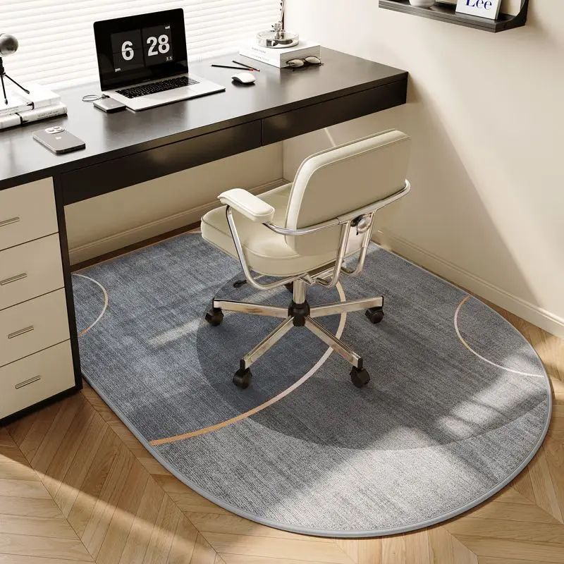 VIKAMA Crystal Velvet Carpet, Bedroom Dressing Table Blanket, Study Swivel Chair, Computer Chair, Floor Mat, Home Decoration