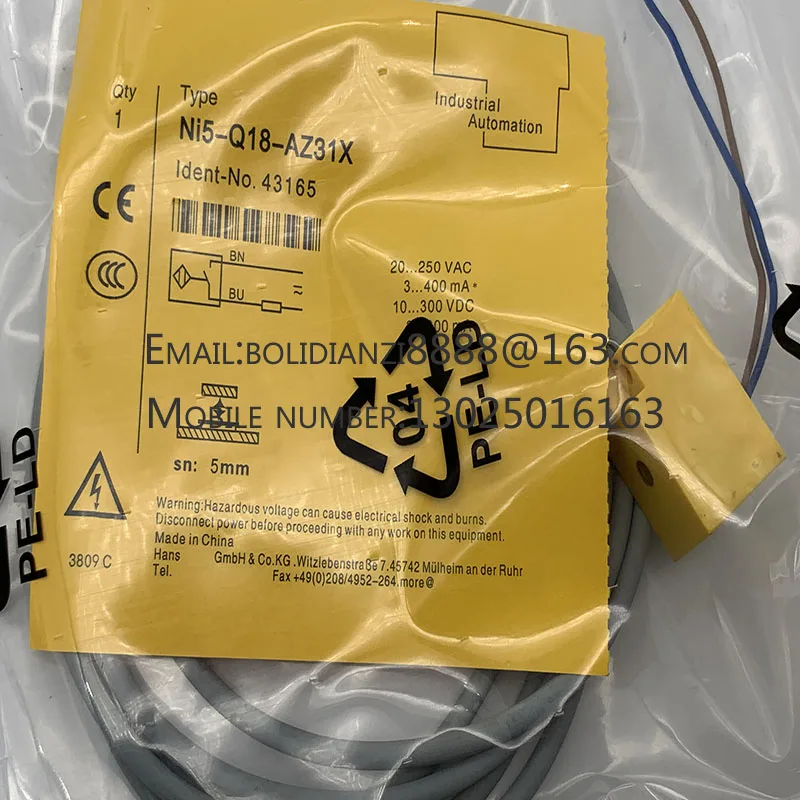 New proximity switch sensor NI5-Q18-AZ31X NI5-Q18-RZ31X In stock