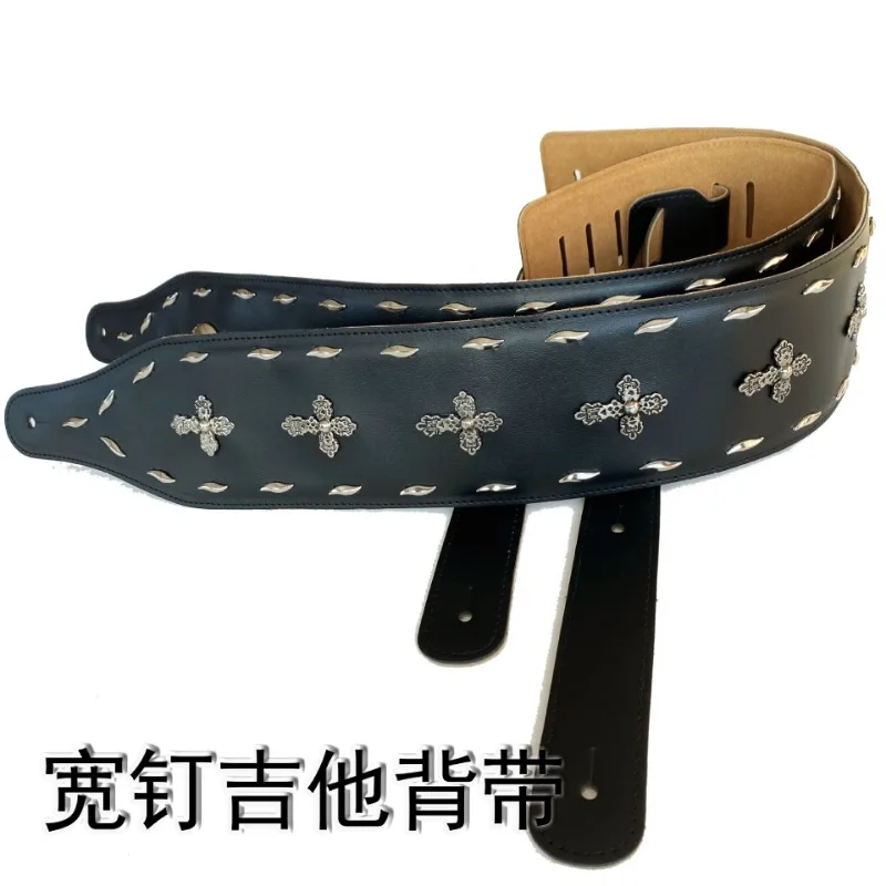 New Foreign Trade Product with A Width of 10cm, Guitar Strap, Rock Stud Strap, and Shoulder Instrument Accessories