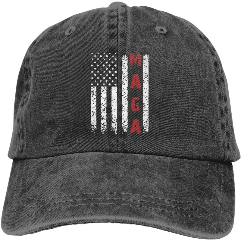 

Men's and Women's Sports and Leisure Fashionable Make America MAGA Retro Adjustable Cowboy Baseball Hat Trend