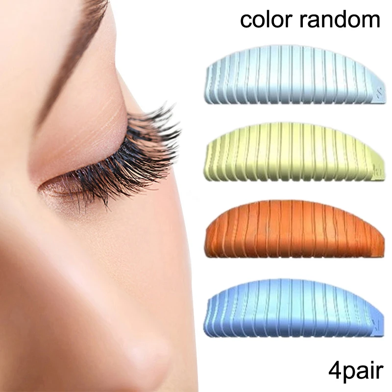 Reusable Silicone Eyelash Perming Pad Lashes Rods Shield Lifting 3D Eyelash Curler Accessories Applicator Makeup Tool