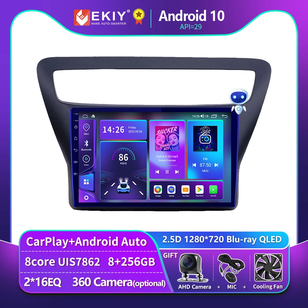 

EKIY T900 For Chevy Chevrolet Lova RV 2016 2017 2018 Android 10 Car Radio Multimedia Player GPS Navigation CarPlay Stereo Unit