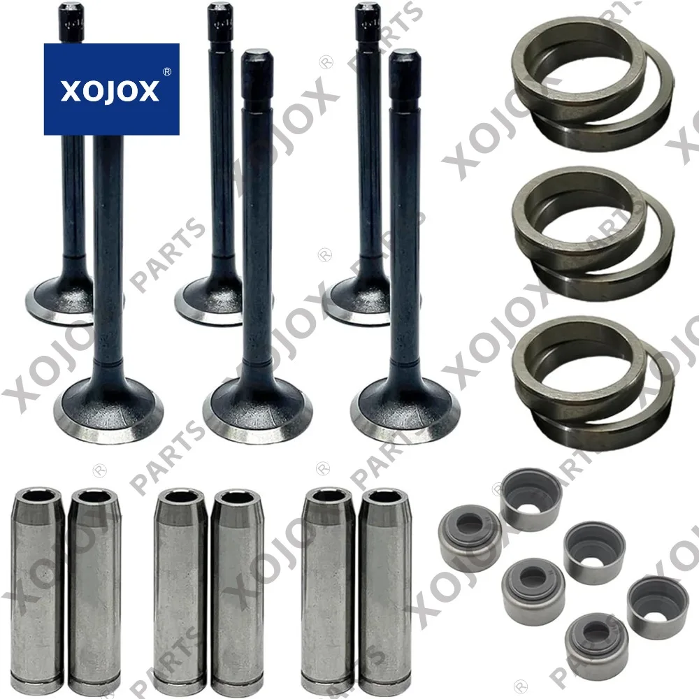 

Комплект клапанов XOJOX 3TNC80 + комплект сальников штока клапана для двигателя Yanmar 3TNC80 B32 B25 Экскаватор F200 F220 Трактор