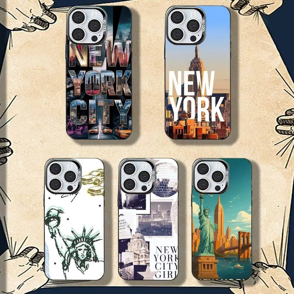 

Чехол для телефона New York City для iPhone 16,15,14,13,12,11,8,7,Pro,Max,Plus,Mini,XS,SE противоударный матовый чехол