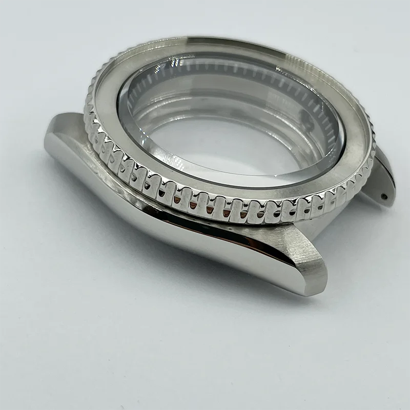 Watch Modify Parts Solid 42.3mm Stainless Steel SKX007/009 Diver Watch Case See-through Case Back Suitable For NH35/36 Movement
