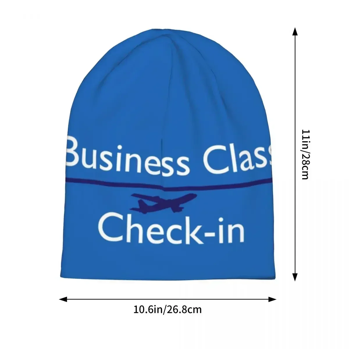 Business Class Check-in Skullies Beanies Hats Warm Autumn Winter Outdoor Cap Knitted Bonnet Caps for Men Women Adult