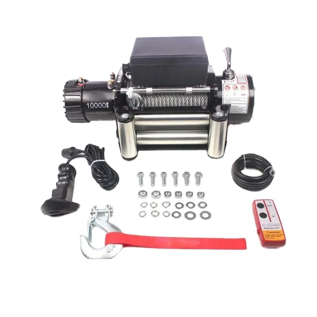 

10000 Lbs Electric Winch with Remote Control 4*4 Suitable 3 Stage Planetary