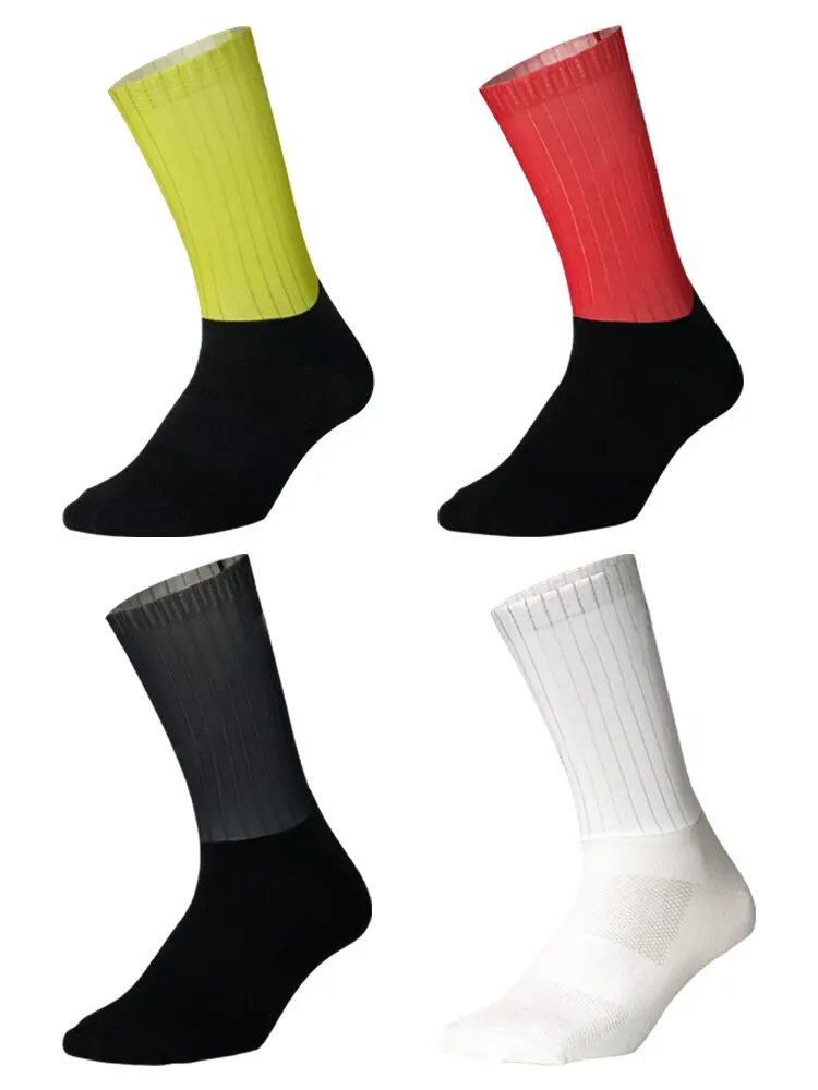 Cycling Socks Team Competition Breathable Silicone Anti-skid Tube Socks For Men And Women