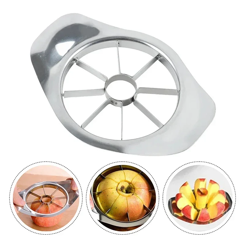 Handheld Pressing Type Apples Corer Slicers Divider Kitchen Gadgets Stainless steel Apple Cutter Comfort Handle Fruit Tools