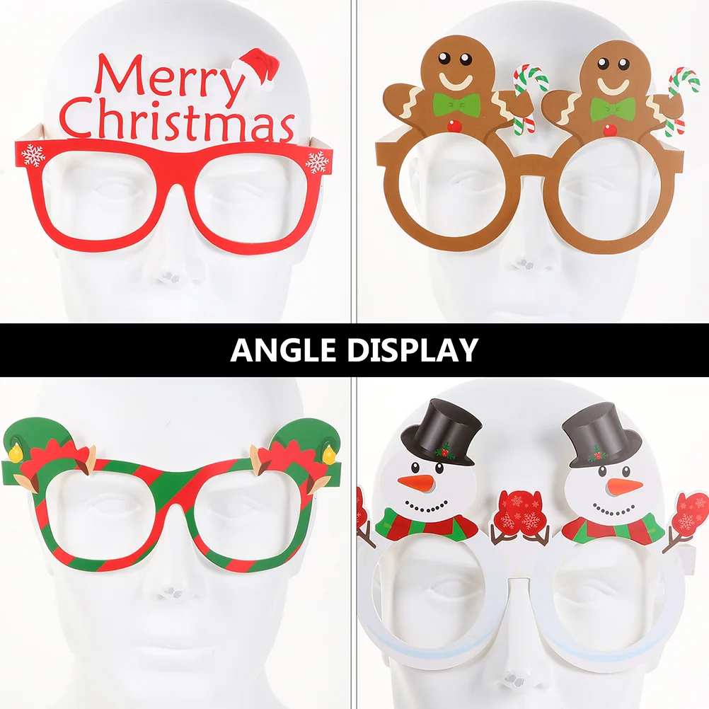 Photo Frame Christmas Props Decor Decorate Accessories Xmas Picture Paper Decoration