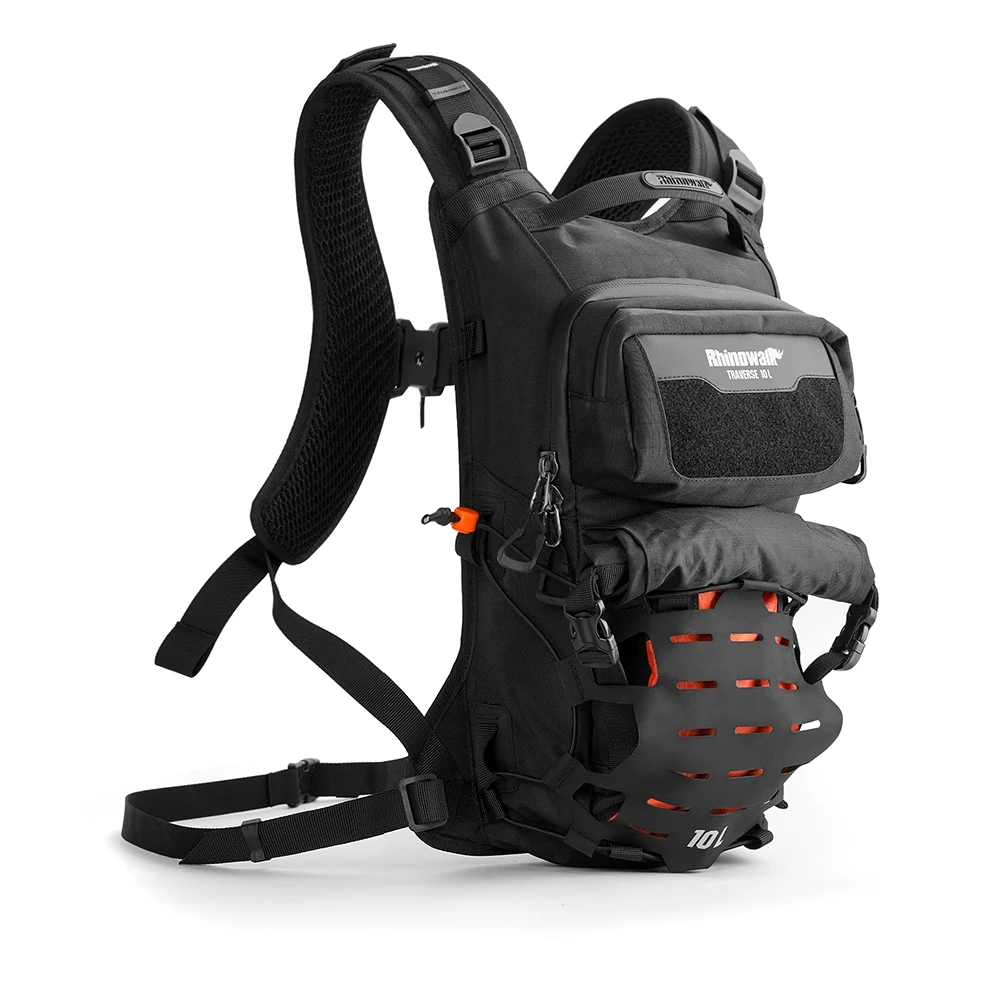 Rhinowalk waterdichte motorrugzak 10L met regenhoes multifunctionele fietsuitbreidingstas telefoontas motoraccessoires - afbeelding 2