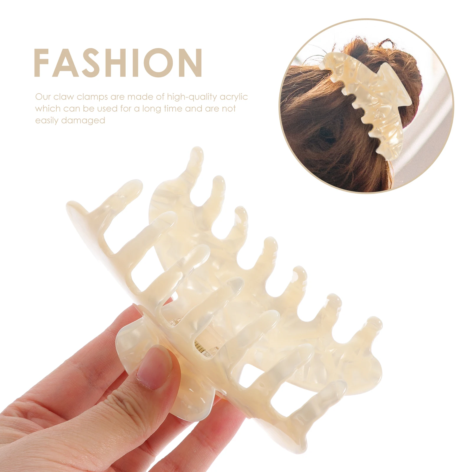 

Hair Claw Clip Decorative Hair Claw Clamps All Day Comfort Women Hair Clasp Ornament Perfect Gift Hair Tool
