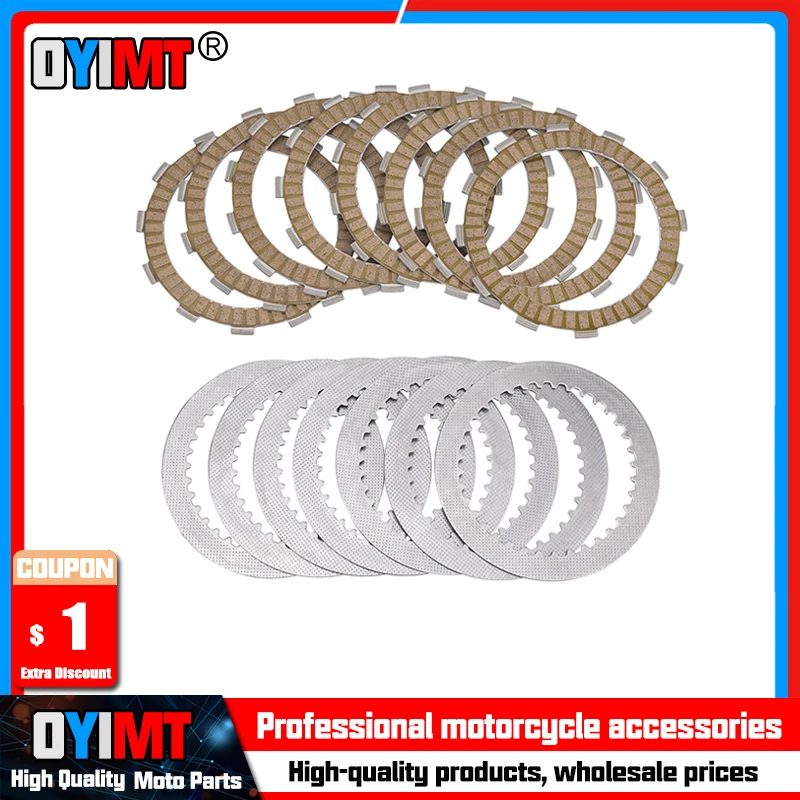 

Motorcycle Accessories Clutch Friction Plates & Steel Plates Disc Kit For SUZUKI DR800 DR 800 1990-1997