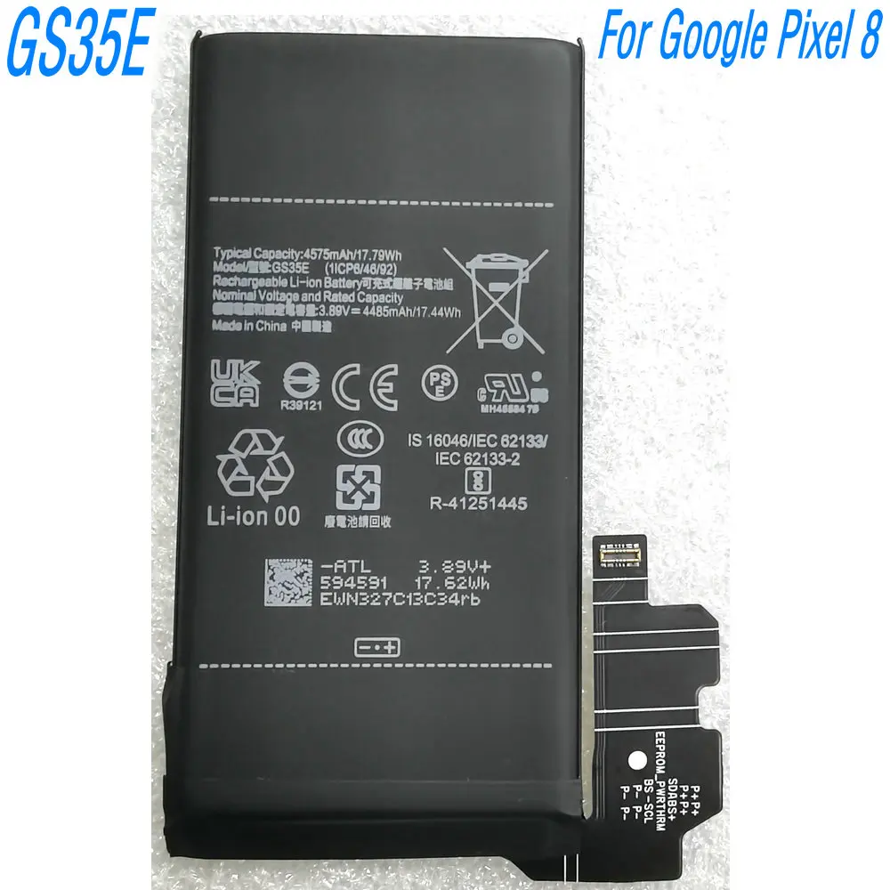 

3.89V 17.44Wh GS35E High Quality Battery For Google Pixel 8 Mobile Phone 1ICP6/46/92