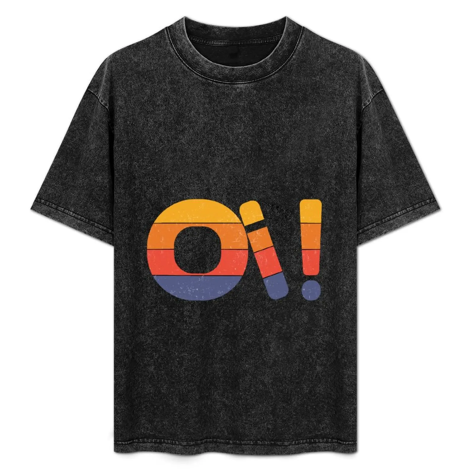 

OI ! Roy says HI T-Shirt Work Basic Short Sleeve Top