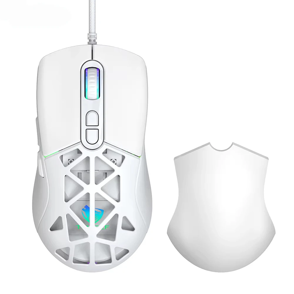 DPI 12800 USB WIred RGB Computer Gaming Optical Mouse With Removable Casing