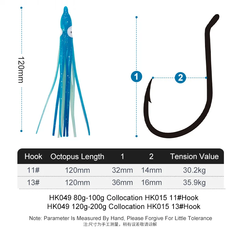TEASER J49 80g 100g 120g 150g 180g 200g Langsam sinkende Inchiku Jig Köder Bottomship Weiche Tintenfisch Gummi Röcke Angeln Jiging Köder – Detail 8