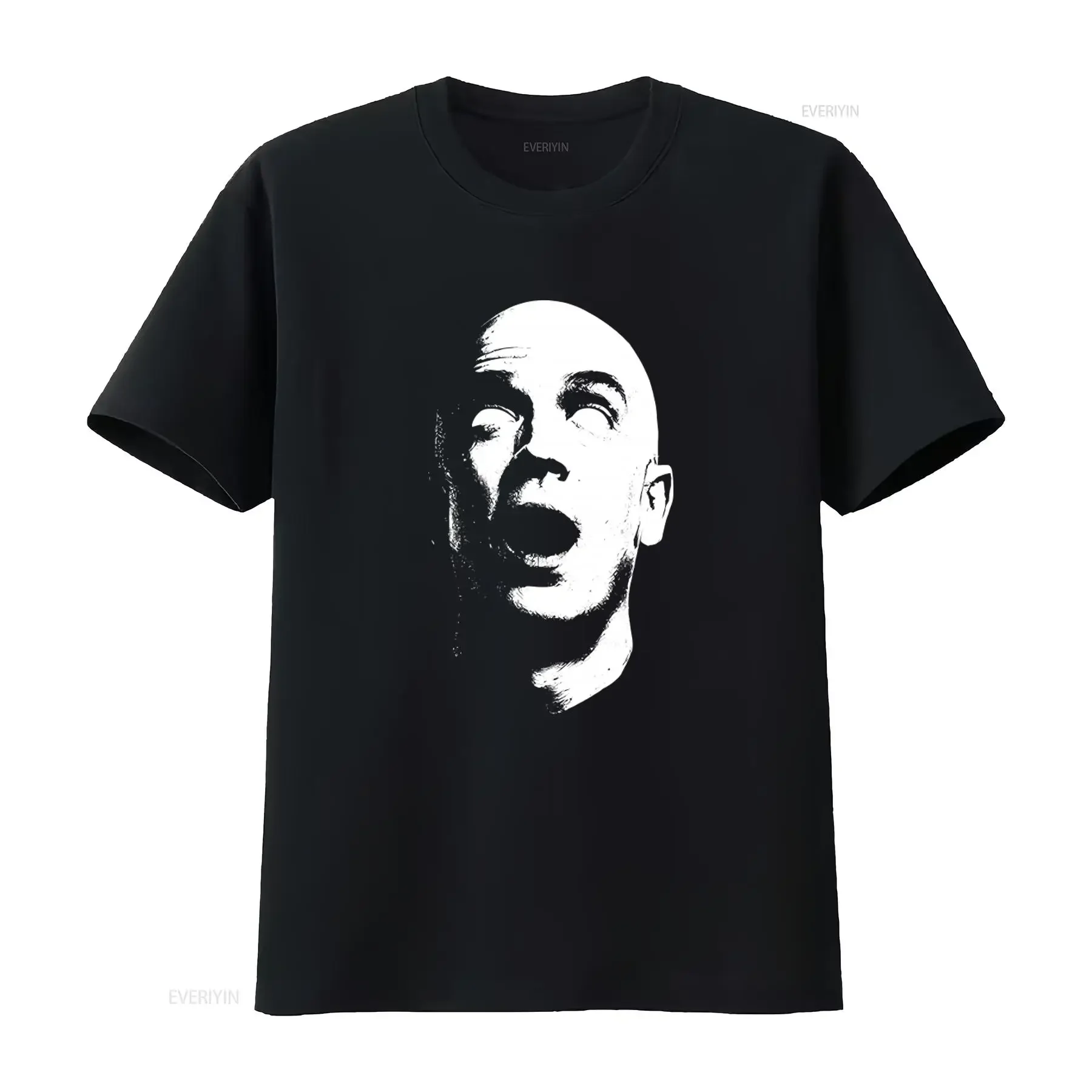 DEVIN TOWNSEND 'Metal' T Shirt for Men Unique Black and White Print Design vintage Washed streetwear Stylish fashion