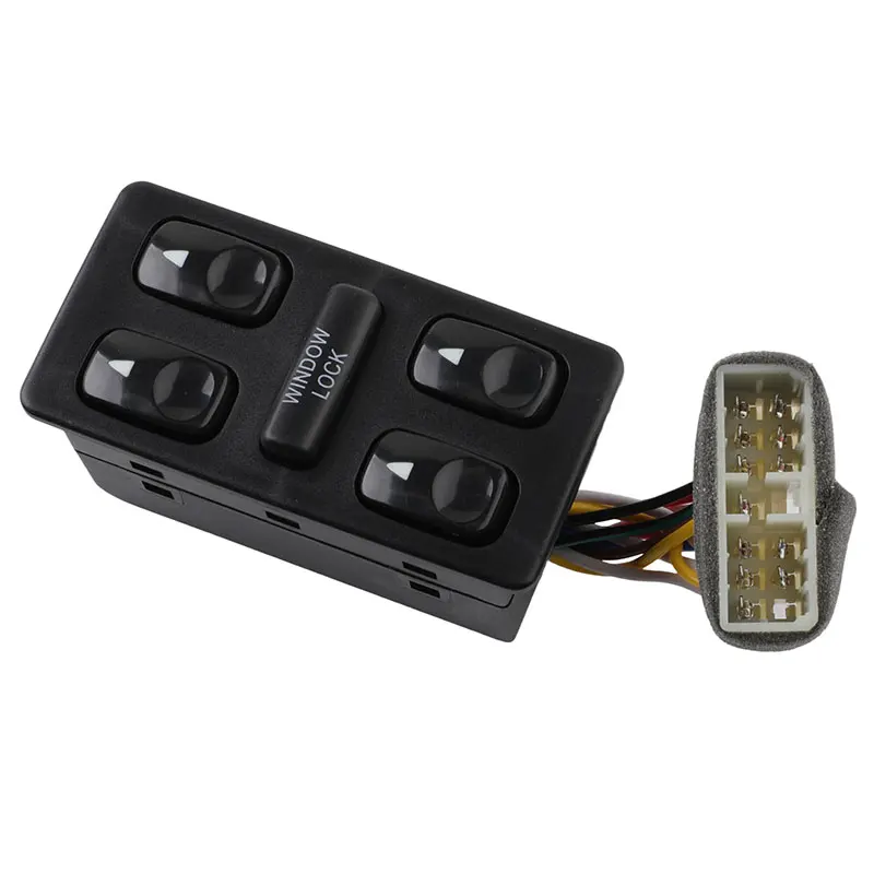 Front Left Driver Side Electric Power Master Window Switch For 1992 1993 1994 Hyundai Elantra Galloper 93570-28001 9357028001