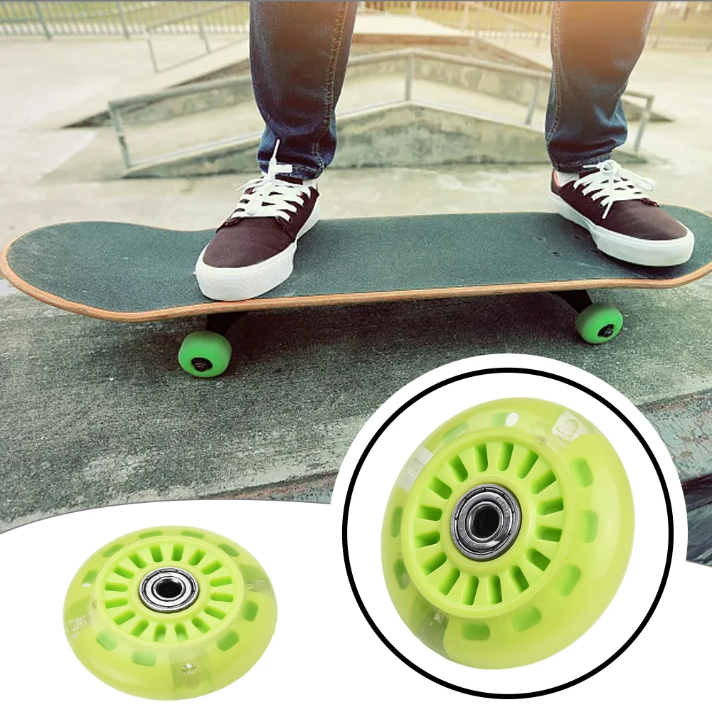 1 قطعة عجلة فلاش كتم عجلة ل ضوء وماض سيارة لعبة عجلة الأطفال عجلة سكوتر وامض الإضاءة عجلة الملحقات