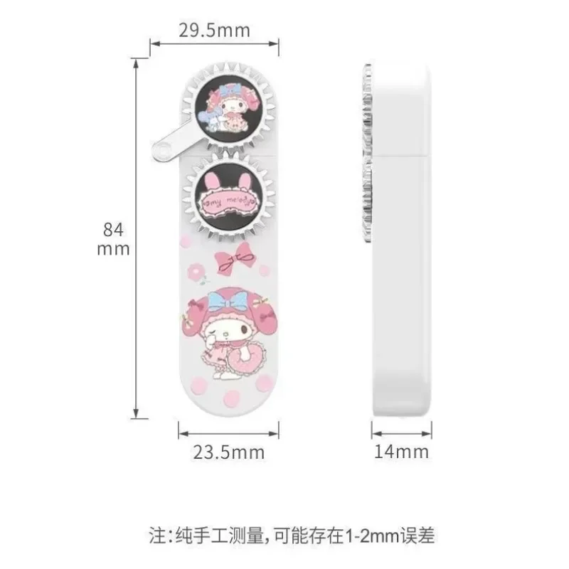 Sanrio cute Hello Kitty Kuromi My melody bar personality cool creative cartoon pattern gear rocker windproof blue flame lighter