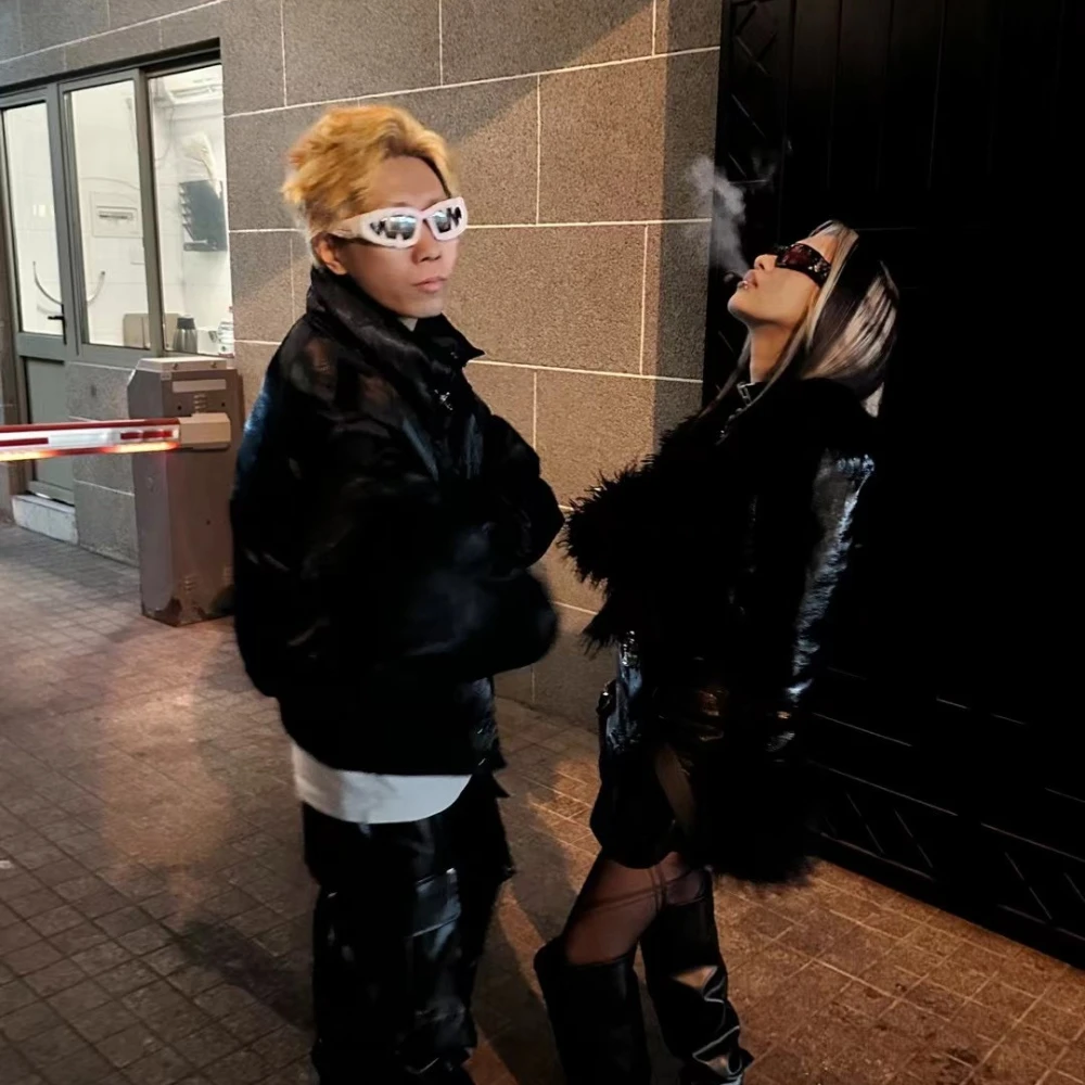 النظارات المتخصصة العصرية والأنيقة النظارات الشمسية الهيب هوب النظارات الشمسية لملابس الشارع روك ركوب الدراجات نظارات نظارات هدايا العيد الفاخرة