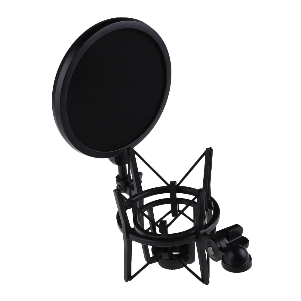 Mic Shock Mount Halter Professioneller Mikrofonständer Shock Mount mit Shield Filter Screen Studio Stand