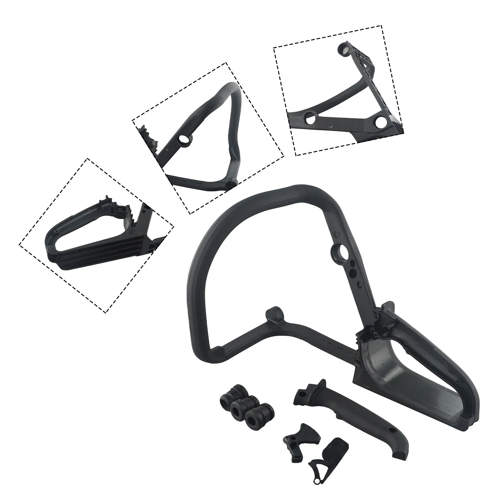 Peças de serra elétrica, barra de alça ms170 ms180 1130 791 4901 170, acessórios, equipamento elétrico de jardim, peça de substituição