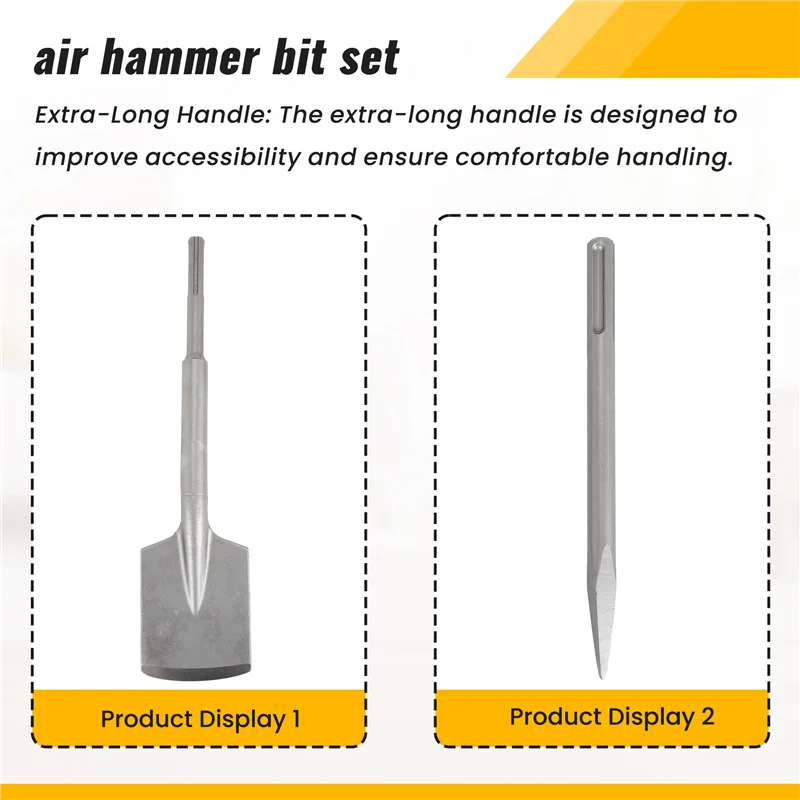 

ABLA-Clay Spade,19.6X4.3 Inch SDS-Max Shank,40Cr Steel Jackhammer Bit Trenching And Digging Shovel Bit For Gravel,Freeze Soil