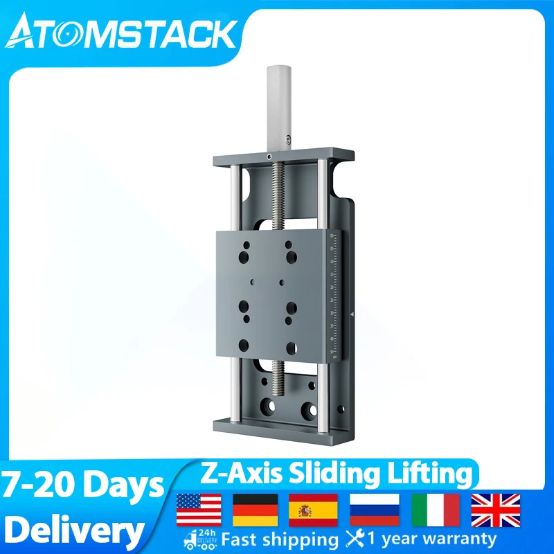 

Atomstack L1 Z-axis Sliding Lifting Device Adjuster Suitable for A5/X7/S10/S20/X20/A20 Laser Engraving Machine Laser Module