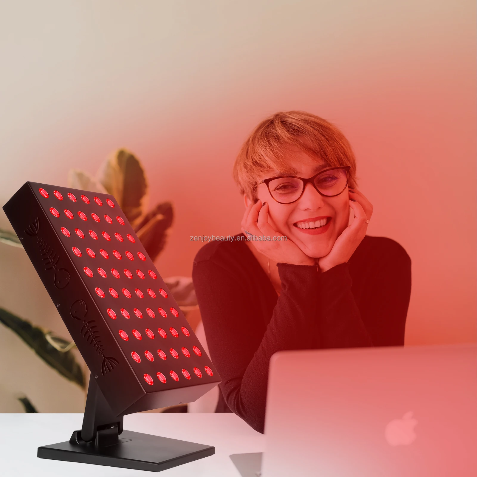 

Hot Sale 300w LED Red Light Infrared Photon Skin Rejuvenation 660nm 850nm Large Lamp Beauty Instrument