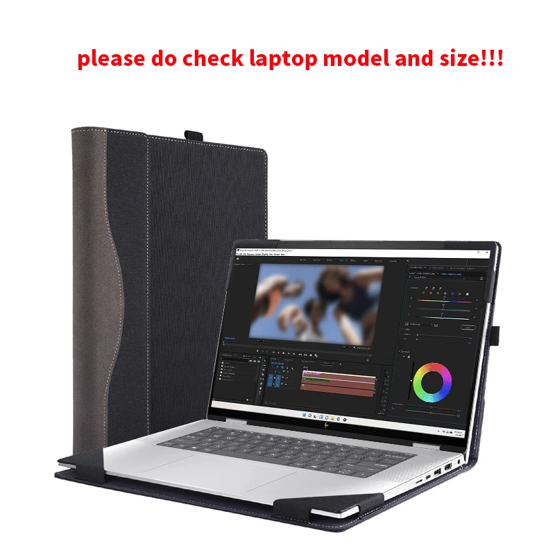 

Laptop Cover Case For Hp Spectre x360 16-aa 16t-aa Envy 16-ad 16-ac 16 inch Ultrabook Sleeve Detachable Notebook PC Bag Pu Skin