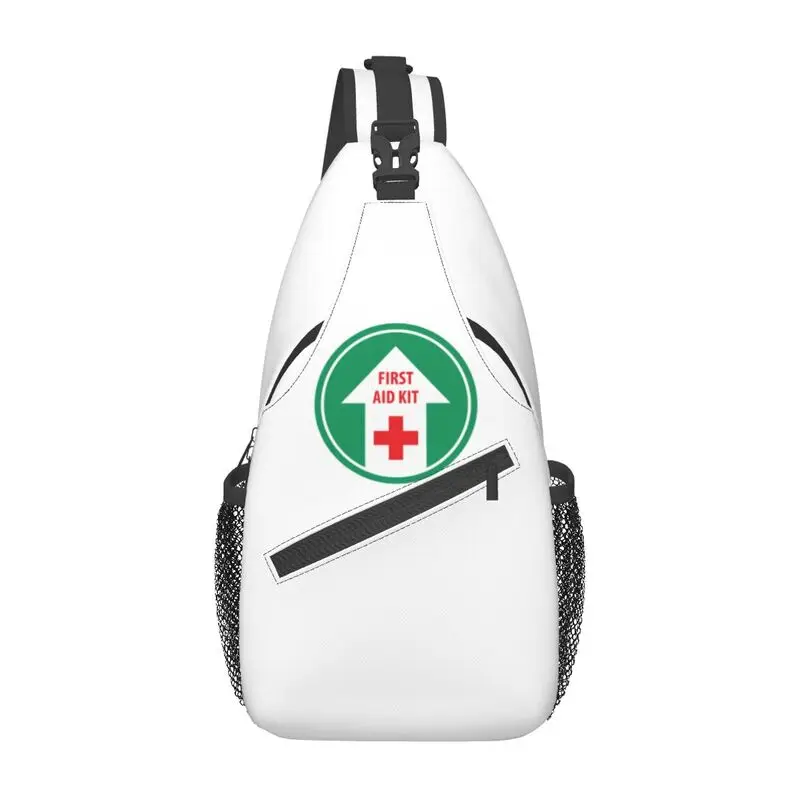 Bandolera de primeros auxilios para medicina de emergencia para hombre, bolso de hombro para médico, enfermera, mochila cruzada para el pecho, ciclismo, Camping, mochila de día