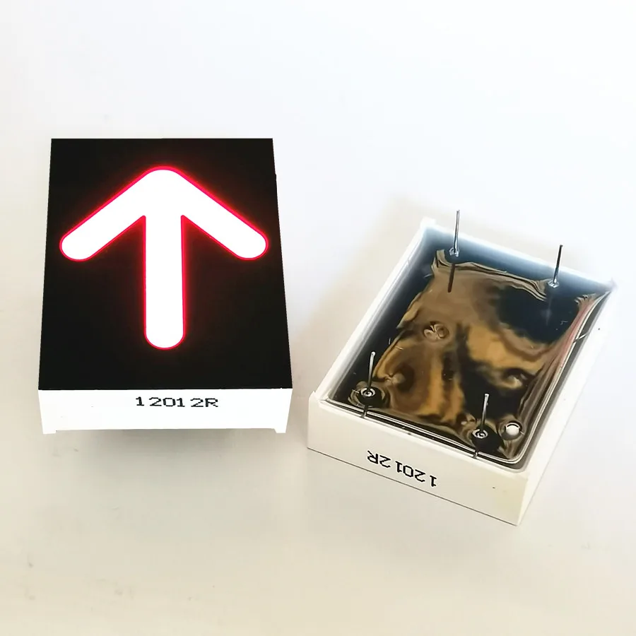30x40x10mm 1,2 Zoll Rotlicht Einzel pfeil anzeige Digital röhre Highlight rote LED-Anzeige 1 Bit Kathoden anode digitales Balken diagramm
