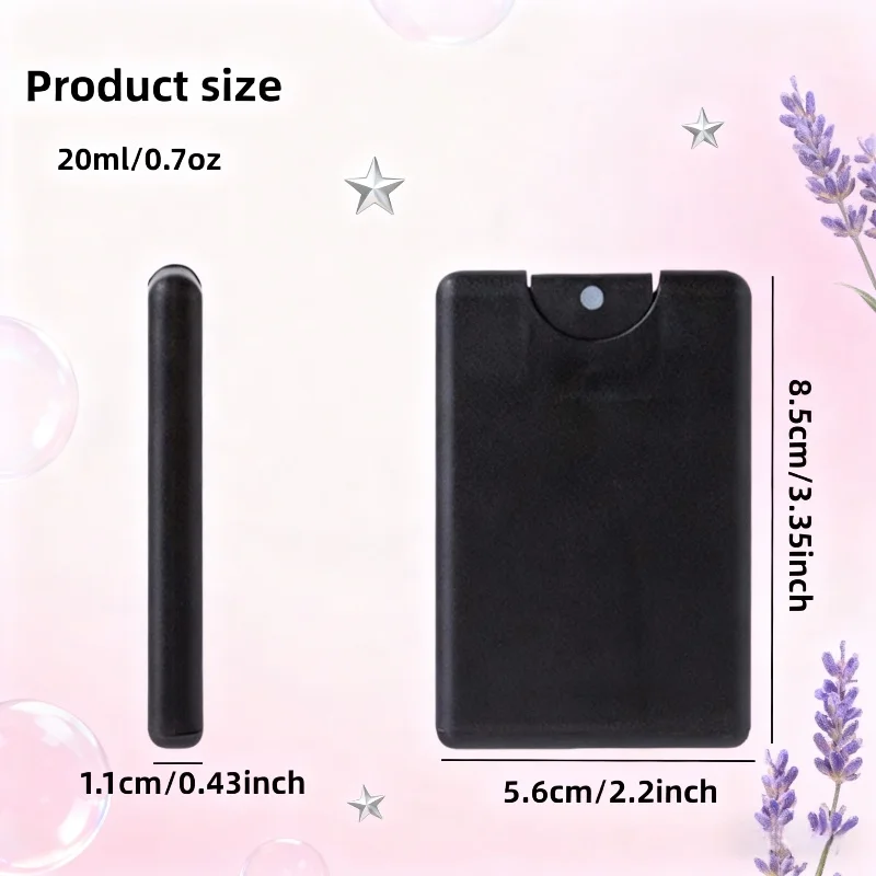 【شعار مخصص】50 قطعة مخصصة 20 مللي بطاقة ملونة رذاذ زجاجة عطر الكحول الفرعية زجاجة مستحضرات التجميل مواد التعبئة والتغليف #3