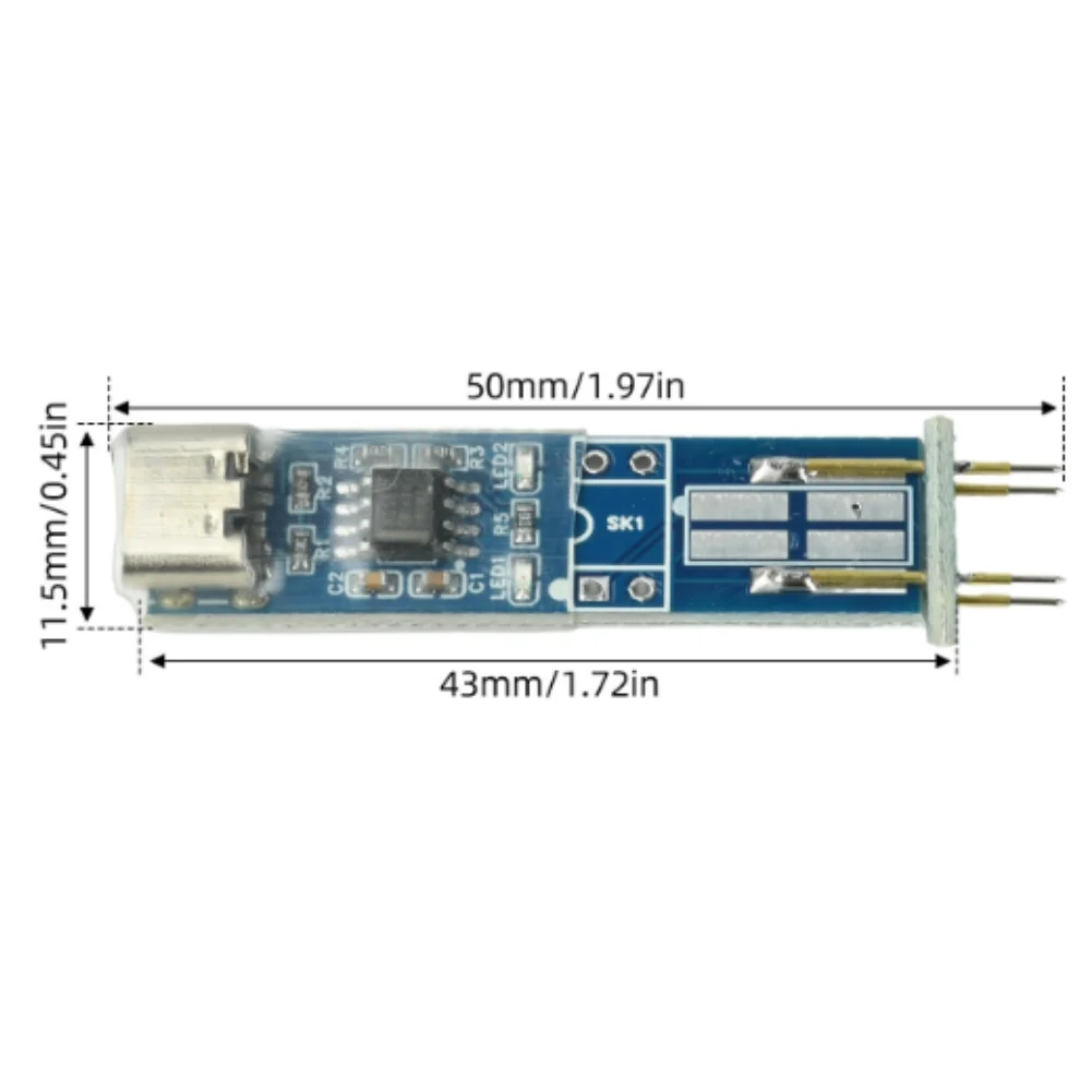 Optocoupler Testing Device for 4 Pin Components with Online Mode LED Indicators and Type C Interface No Adapter Needed