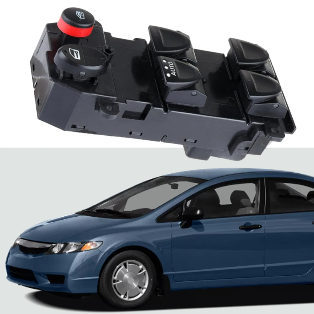 22 ピンフロント左運転席側パワーウィンドウマスターコントロールスイッチホンダシビック 2005-2011 901-605 35750-SNV-H52