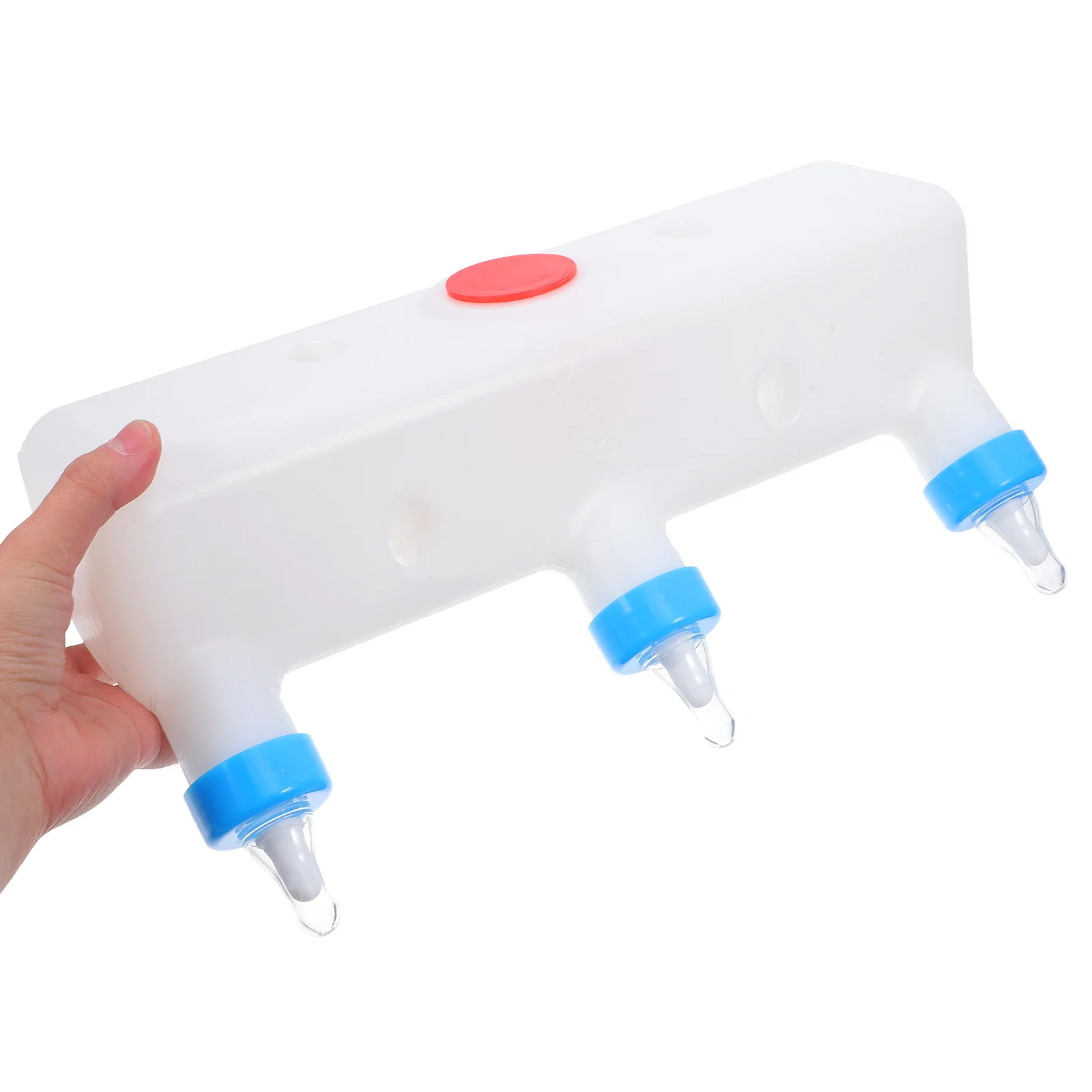 

Multiple Pacifiers Lamb Milk Feeder Plastic Durable Goat Piglet Feeding Device Farm Supplies Multiple Pacifiers Lamb Feeder